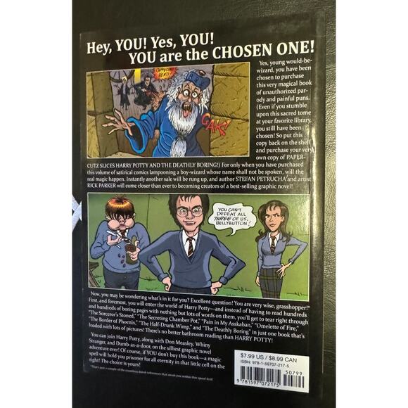 Papercutz Slices #1: Harry Potty and the Deathly Boring Paperback - Picture 2 of 2